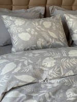 Постільна білизна Saheser Lusso Gri євро 200х220 jacquard - Зображення 5