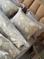 Постільна білизна Saheser Lusso Gri євро 200х220 jacquard - Зображення 4
