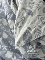 Постільна білизна Saheser Lusso Lacivert євро 200х220 jacquard - Зображення 8