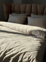 Эксклюзивное постельное белье Limasso Cassandra Cream 200x220 из вареного хлопка — изображение 4