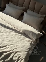 Эксклюзивное постельное белье Limasso Cassandra Cream 200x220 из вареного хлопка — изображение 3