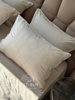 Эксклюзивное постельное белье Limasso Cassandra Cream 200x220 из вареного хлопка — изображение 7