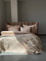 Муслиновое покрывало Lausson Sage bloom Bej/krem евро Турция — изображение 6