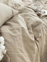 Постільна білизна Saheser Salve Bej євро 200х220 jacquard - Зображення 2