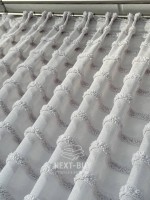 Тюль льон у смужку Linen Light Grey Туреччина - Зображення 9