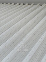 Тюль лён в полоску с золотым люрексом Linen Shine Stripe Cream & Gold, Турция — изображение 6