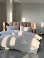 Постільна білизна Saheser Salve Gri  євро 200х220 jacquard - Зображення 4