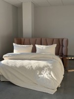 Постільна білизна Saheser Salve krem  євро 200х220 jacquard - Зображення 7