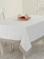Скатертина для столу TABE Alba Bej 150х220 Туреччина