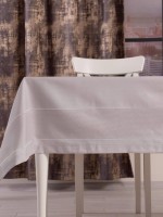 Скатертина для столу TABE Nora gri 150х220 Туреччина