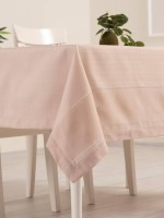 Скатертина для столу TABE Nora bej 150х220 Туреччина