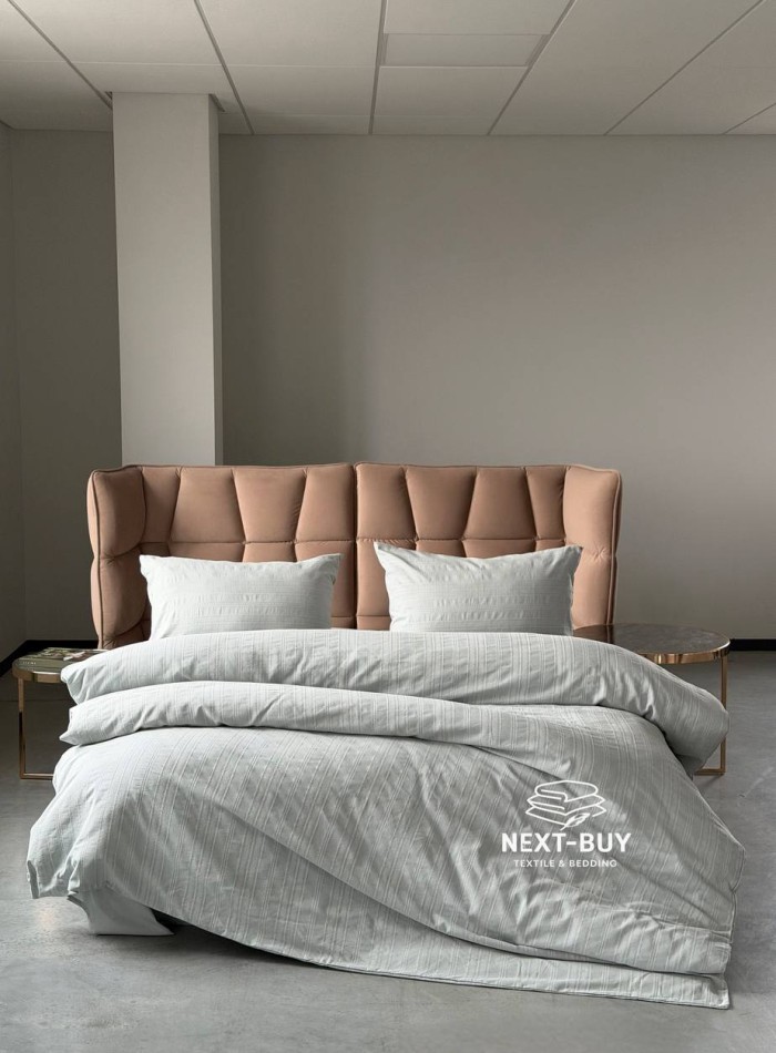 Постільна білизна Saheser Salve Mint євро 200х220 jacquard - Зображення 10