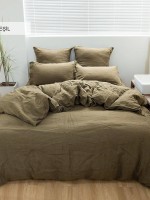 Постельное белье  Lirya Yesil евро 200х220 jaquard