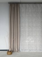 Штора Blackout Beige з 3D структурою “Coffee Beans” (Туреччина) - Зображення 8