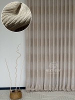 Фактурна тюль-штора Milano Harmony Coffee & Beige Італія - Зображення 8