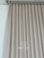 Тюль Coffee Glow Lurex – коричневий льон з люрексовою ниткою Туречинна - Зображення 7