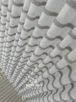 Тюль білий льон з квітковою вишивкою Bianca Fiora White Linen, Італія - Зображення 10