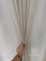 Бежевый тюль из льна Beige Cloud Veil Турция — изображение 6