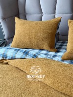 Зимовий комплект постільної білизни двосторонній Cozy Zerdecal євро Туреччина - Зображення 3