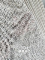 Тюль фактурный лён сетка бежевый Boho Linen Flow Beige-Cream Италия — изображение 8