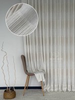 Фактурная тюль-штора Milano Harmony Beige Италия