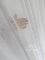Тюль Linen Sofia Veil — білий льон преміум якості, Туреччина - Зображення 7