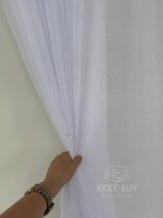 Тюль Linen Sofia Veil — білий льон преміум якості, Туреччина - Зображення 6