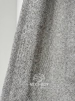 Тюль Boho Linen Flow Grey — сірий льон-сітка, Італія - Зображення 5