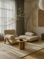 Тюль Boho Linen Flow Grey — сірий льон-сітка, Італія - Зображення 10