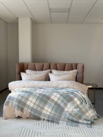 Плед в клетку Aksu Cozy Life Inka Mint — изображение 2