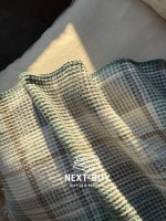 Плед в клетку Aksu Cozy Life Inka Mint — изображение 8