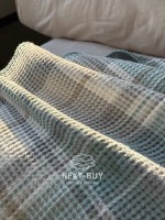 Плед в клетку Aksu Cozy Life Inka Mint — изображение 9