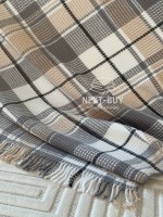 Плед у клітинку Aksu Cozy Life Inka Gri - Зображення 5