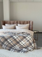 Плед у клітинку Aksu Cozy Life Inka Gri - Зображення 6
