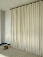 Тюль Boho фактурний льон — сітка Soft Weave Linen Beige Elegance Італія - Зображення 8