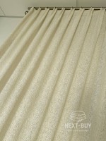 Тюль Boho фактурний льон — сітка Soft Weave Linen Beige Elegance Італія - Зображення 7