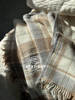 Плед у клітинку Aksu Cozy Life Inka Bej - Зображення 8
