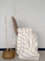 Полотенца Multi Ivory Cream – Турция, 100% хлопок, кремовый с объёмным узором 2шт — изображение 6