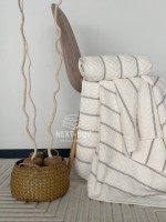 Полотенца Multi Ivory Cream – Турция, 100% хлопок, кремовый с объёмным узором 2шт — изображение 4