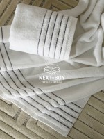 Набор махровых полотенец 2 штGray Line 50×90 см, 70×140 см Турция — изображение 3