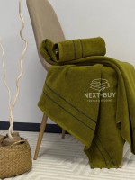 Набір махрових рушників Line Olive 2 шт: 50×90, 70×140, Туреччина - Зображення 4