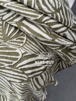 Плед TROPICANA Haki 200×220 — оливковий плед, бавовняний плед Туреччина - Зображення 6