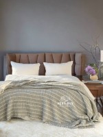 Муслінове покривало Saheser Luca Light Olive — 100% бавовна, 5-шаровий муслін, Туреччина - Зображення 8