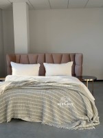 Муслінове покривало Saheser Luca Light Olive — 100% бавовна, 5-шаровий муслін, Туреччина - Зображення 2