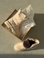 Женские зимние кожаные ботинки  Stepс натуральным мехом, светлые (еврозима) Step — изображение 4