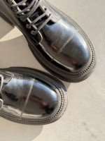 Женские Зимние кожаные ботинки с натуральным мехом, чёрные (еврозима) Step — изображение 7