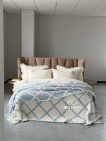 Муслінове покривало Sage Bloom Blue 230×250 см - Зображення 8