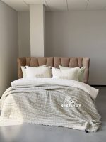 Муслиновое покрывало Lausson Luca Light Olive — 100% хлопок, 5-слойный муслин, Турция — изображение 4