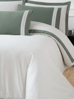 Постельное белье Alara Cream La Romano premium сатин Евро 200×220 — изображение 2