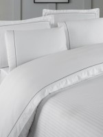Постельное белье Orcella White La Romano premium сатин Евро 200×220 — изображение 3
